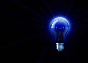 Blue Lightbulb