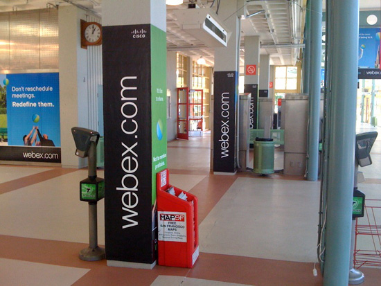 WebEx Caltrain Pillars