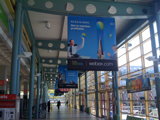 WebEx Caltrain Station