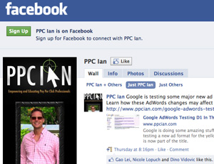 PPC Ian Facebook Fan Page