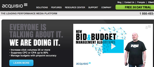 Acquisio Bid and Budget Management Algorithms