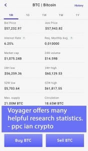 Voyager App Crypto Research